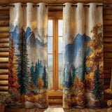 Quilted Curtains | Mossy Grove