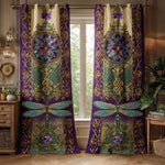 Quilted Curtains | Lavender Dream
