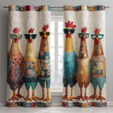 Quilted Curtains | Three Country Homesteads