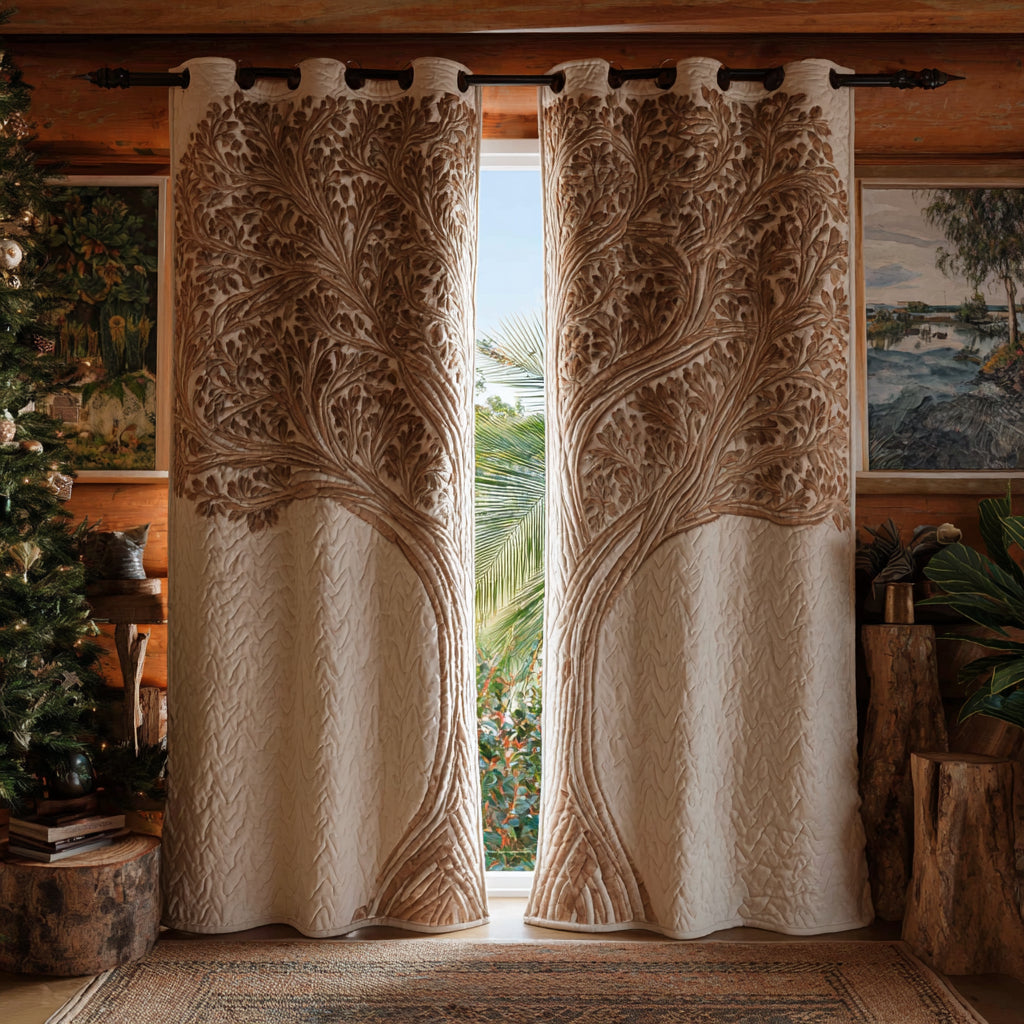 Quilted Curtains | Rooted Spirit