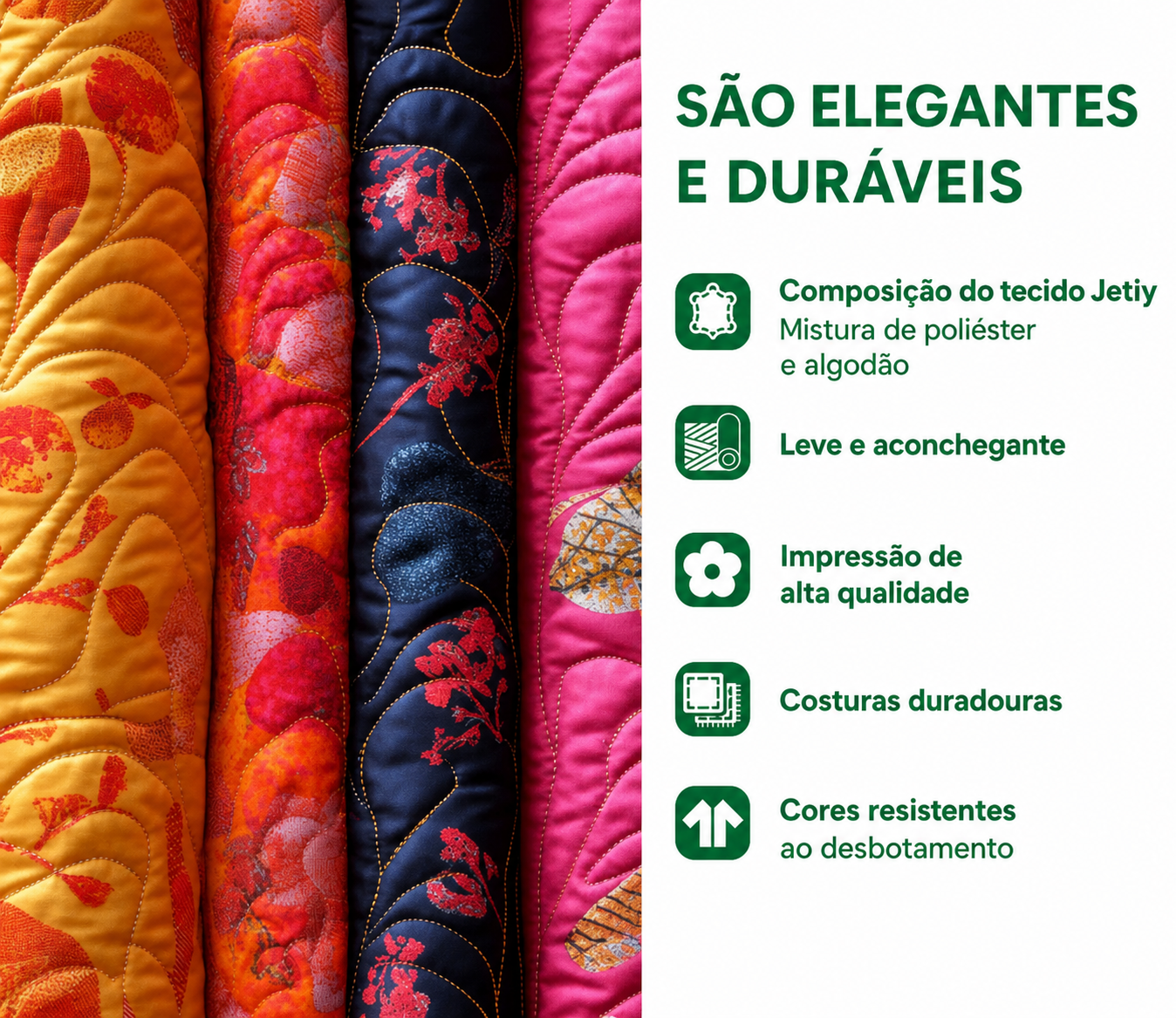 Quilted Curtains | Forest Sanctuary, view 3