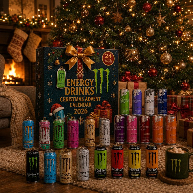 Energy Drink Advent Calendar – 24 Miniature Cans – image 6