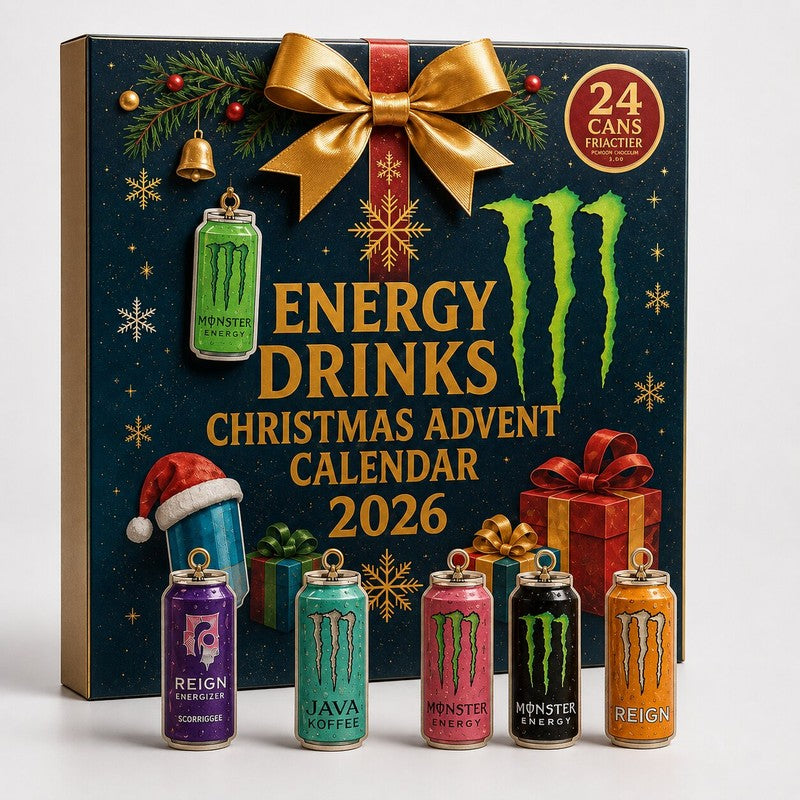 Energy Drink Advent Calendar – 24 Miniature Cans – image 7