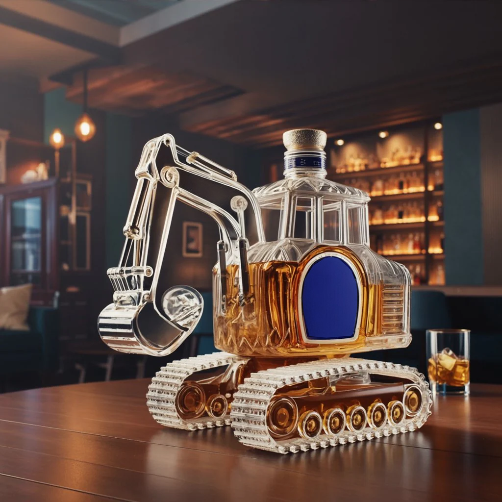 Excavator Edition Whisky Decanter