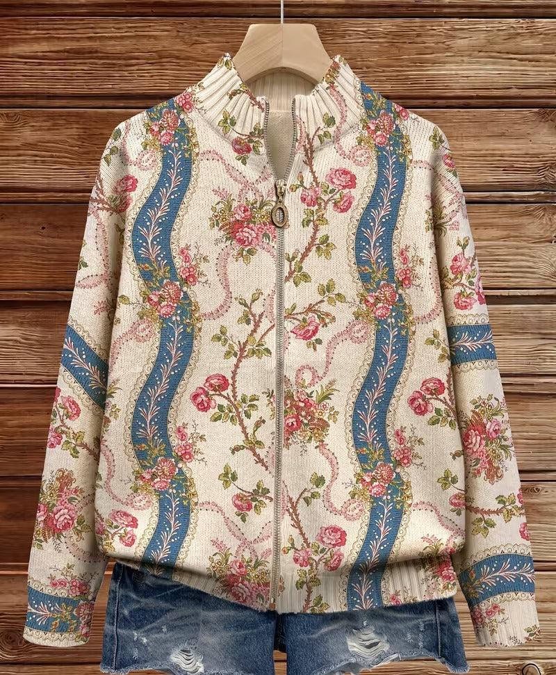 Cardigan with Rose Vines – product image 3