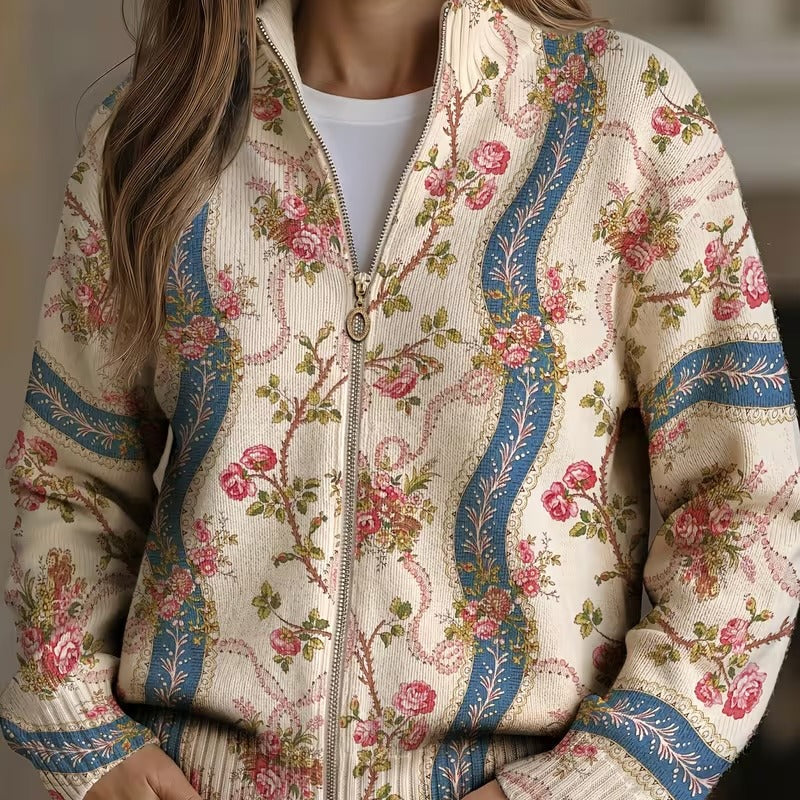 Cardigan with Rose Vines – product image 1