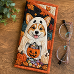 Quilted Glasses Case – Puppy in a Halloween Costume – product image 1