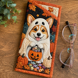 Quilted Glasses Case – Puppy in a Halloween Costume – product image 1