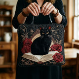 Quilted Tote Bag - Dark Paw