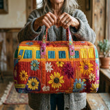 Quilted Travel Bag - Boho Camper Van