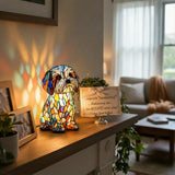 Max | Stained-Glass-Style Lamp