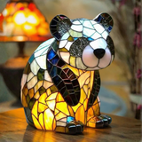 Panda | Stained-Glass-Style Lamp