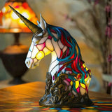 Unicorn | Stained-Glass-Style Lamp