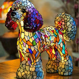 Curly | Stained-Glass-Style Lamp