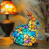 Ben | Stained-Glass-Style Lamp