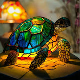 Emerald | Stained-Glass-Style Lamp