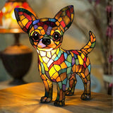 Chihuahua | Stained-Glass-Style Lamp