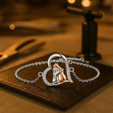 Delicate Dog Motif Necklace