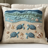 Quilted Pillowcase | Ocean Waves