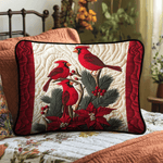 Quilted Pillowcase | Crimson Wings
