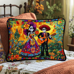 Quilted Pillowcase | Day of the Dead
