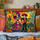 Quilted Pillowcase | Day of the Dead, view 2