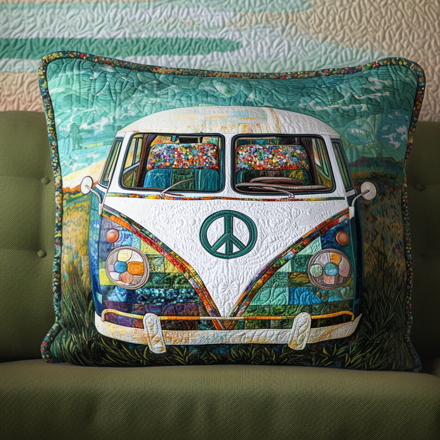 Quilted Pillowcase | Hippie Van Haven
