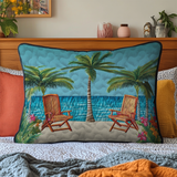Quilted Pillowcase | Coastal Breeze