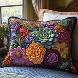 Quilted Pillowcase | Succulent