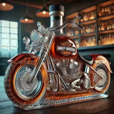 Sculpted Motorcycle Whisky Decanter
