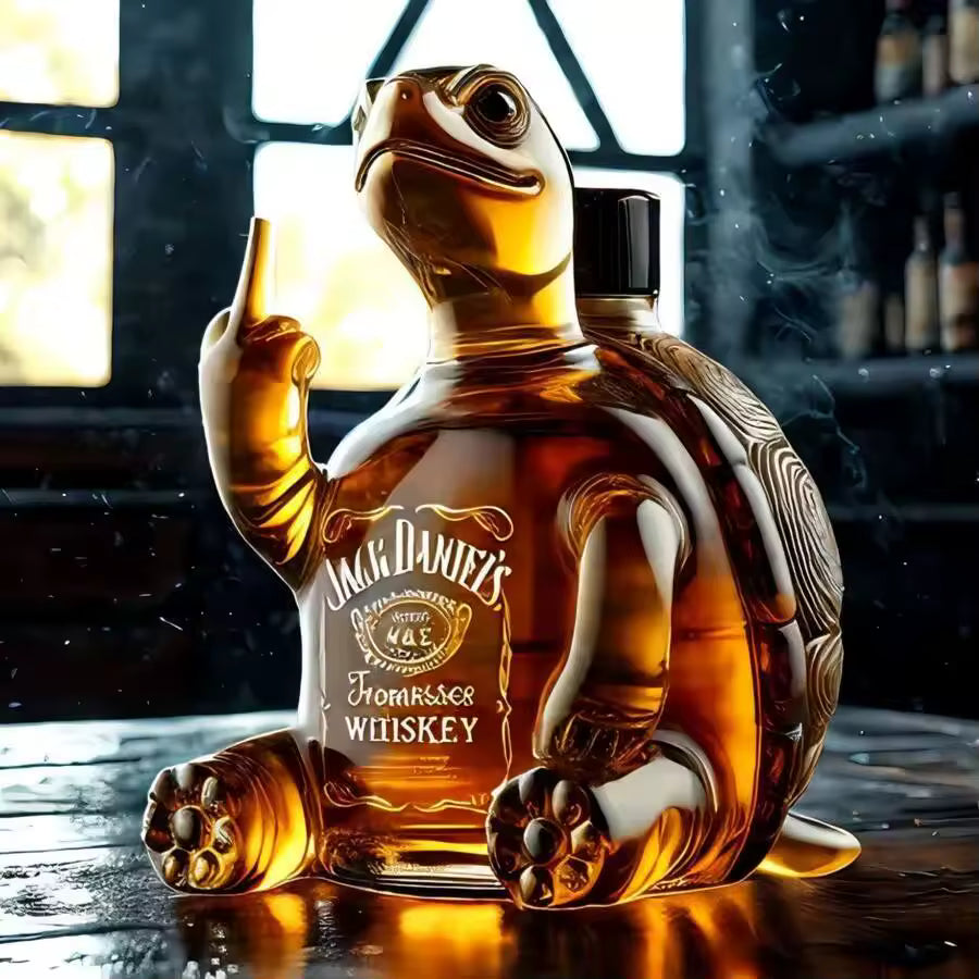 Sculpted Frog Whisky Decanter