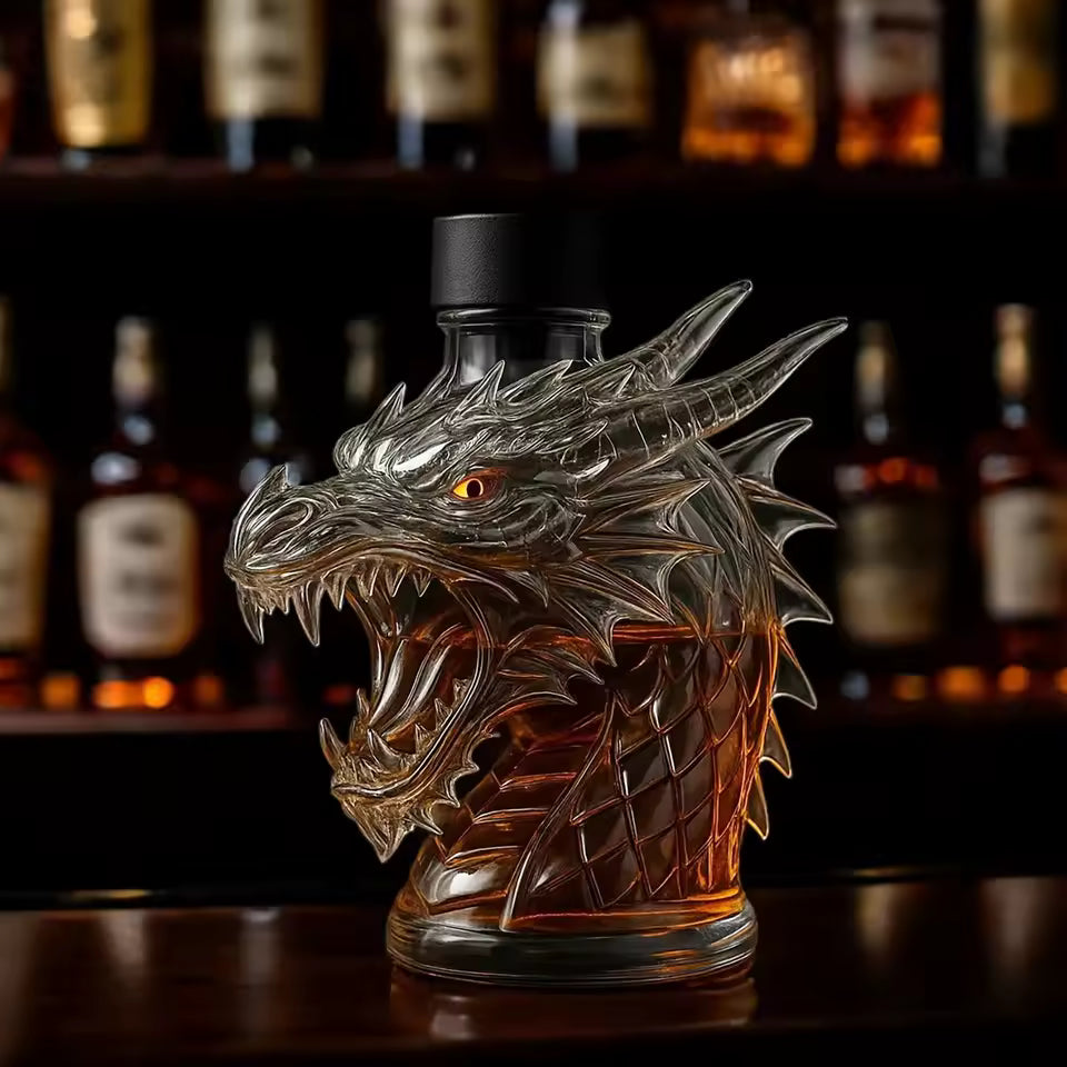 Sculpted Dragon Whisky Decanter
