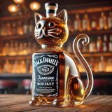 Sculpted Cat Whisky Decanter