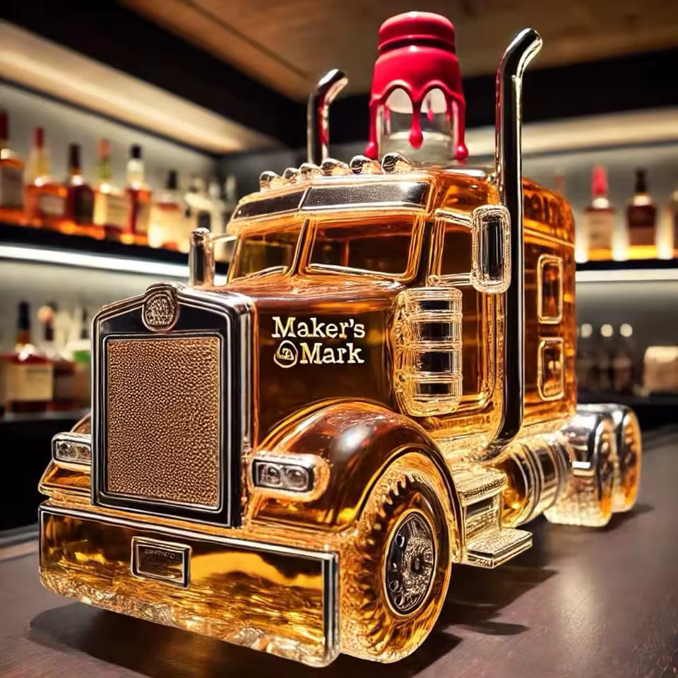 Sculpted Truck Whisky Decanter