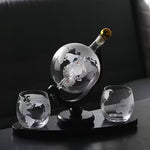World Map Whisky Decanter and Glass Set | Edition Two, view 2