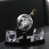 World Map Whisky Decanter and Glass Set | Edition Two, view 2