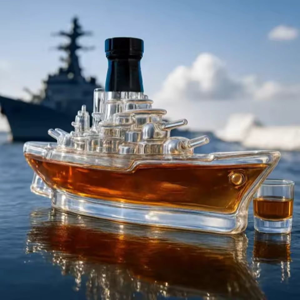 Warship Whisky Decanter
