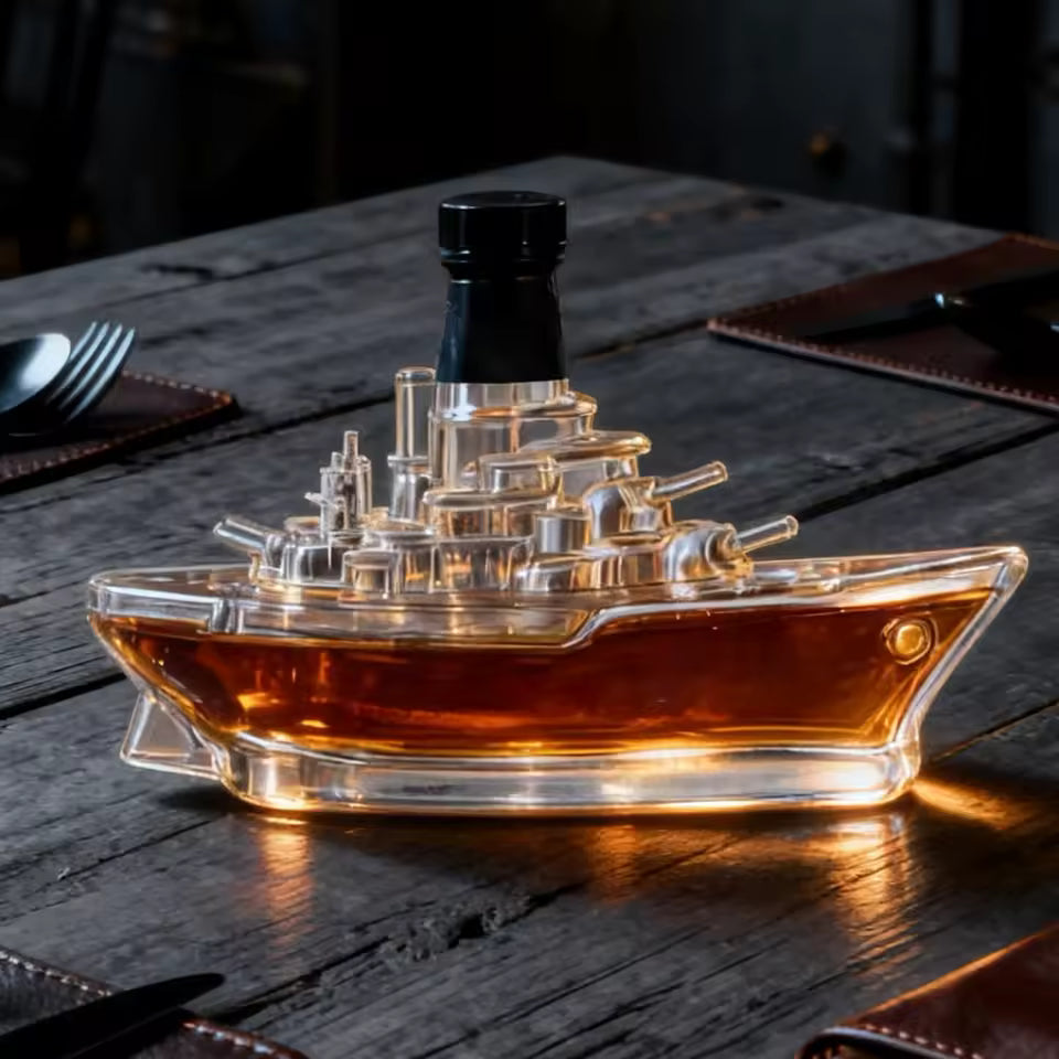 Warship Whisky Decanter, view 2