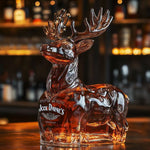 Sculpted Deer Whisky Decanter