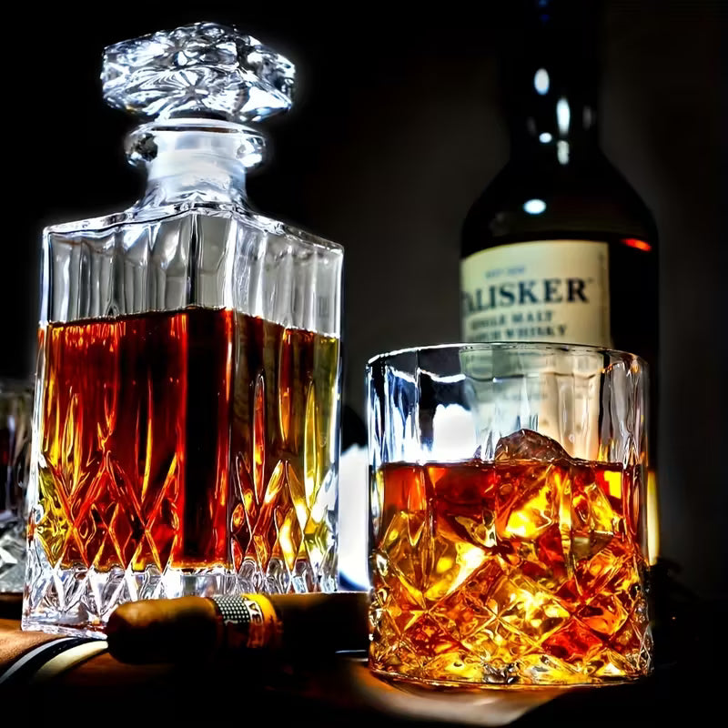Classic Whisky Decanter and Glass Set, view 2