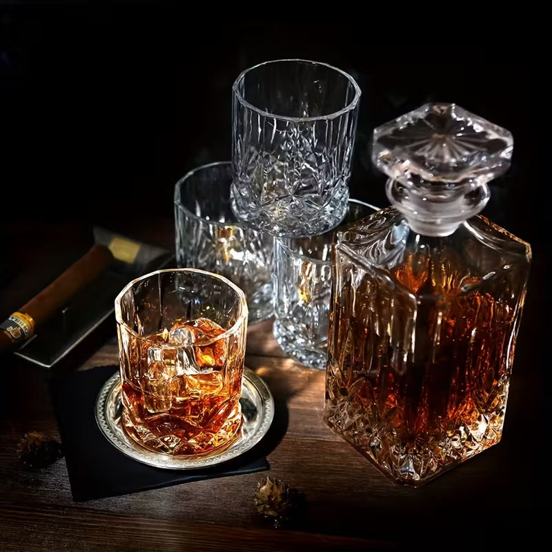 Classic Whisky Decanter and Glass Set, view 3