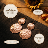 Solstice Copper Earrings – product image 5