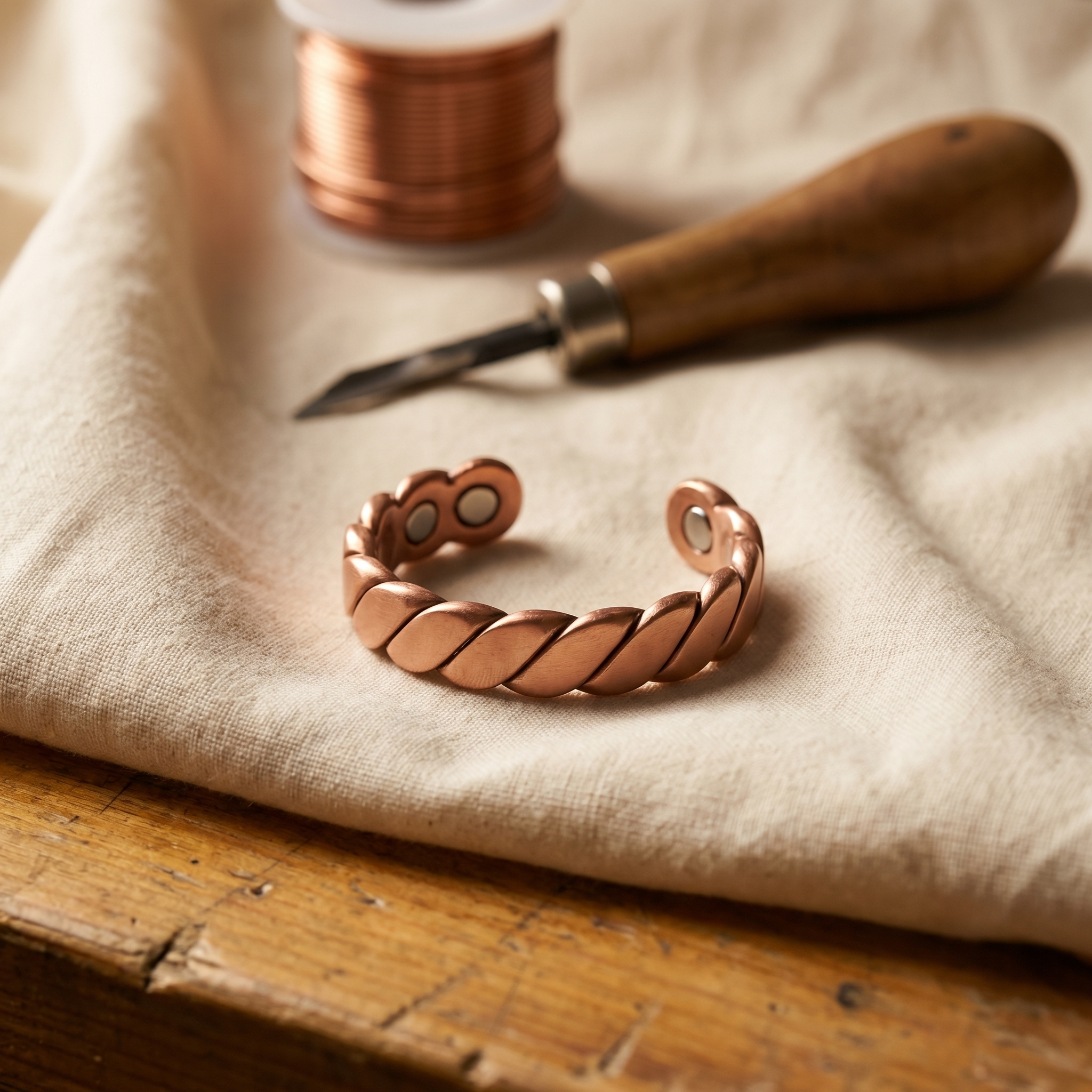 Knap Copper Ring – product image 1