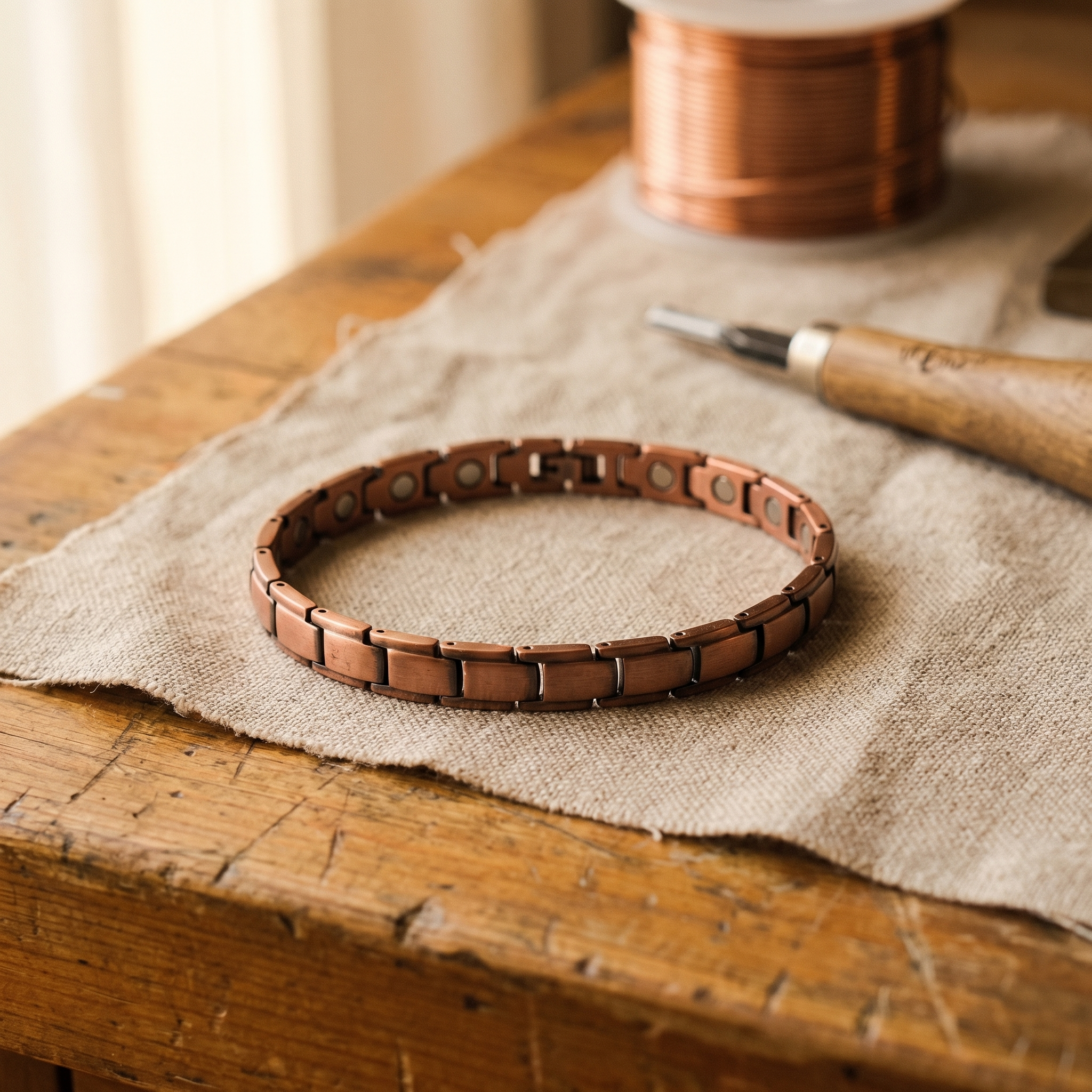 Shore Copper Anklet – product image 2