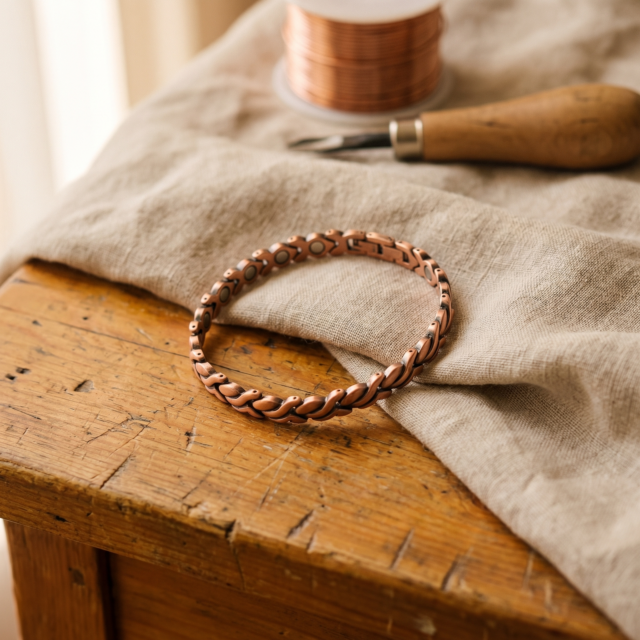 Dune Copper Anklet – product image 2