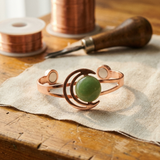 Sphere Green Copper Bracelet – product image 1