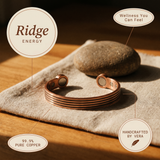 Ridge Copper Bracelet – product image 5