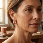 Dew Copper Earrings – product image 2