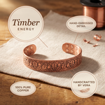 Timber Copper Bracelet – product image 5