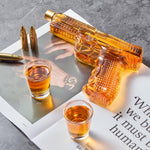 Handgun-Shaped Whisky Decanter Set with Glasses, view 4